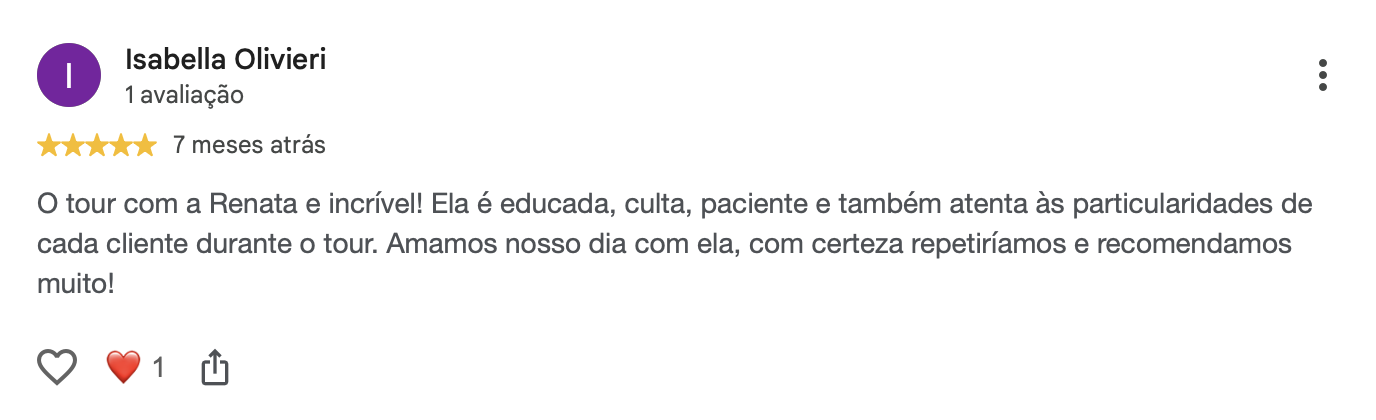 Avaliação no Google 4